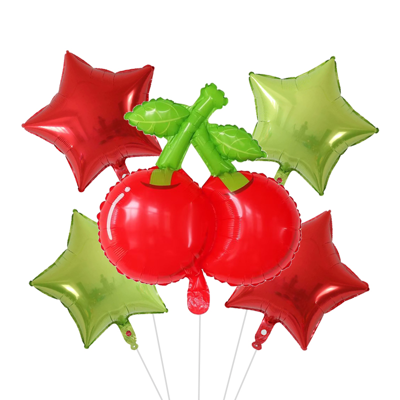 5pcs Fruit Foil Helium Balloon - Orange Lighting Decor recensie en prijs