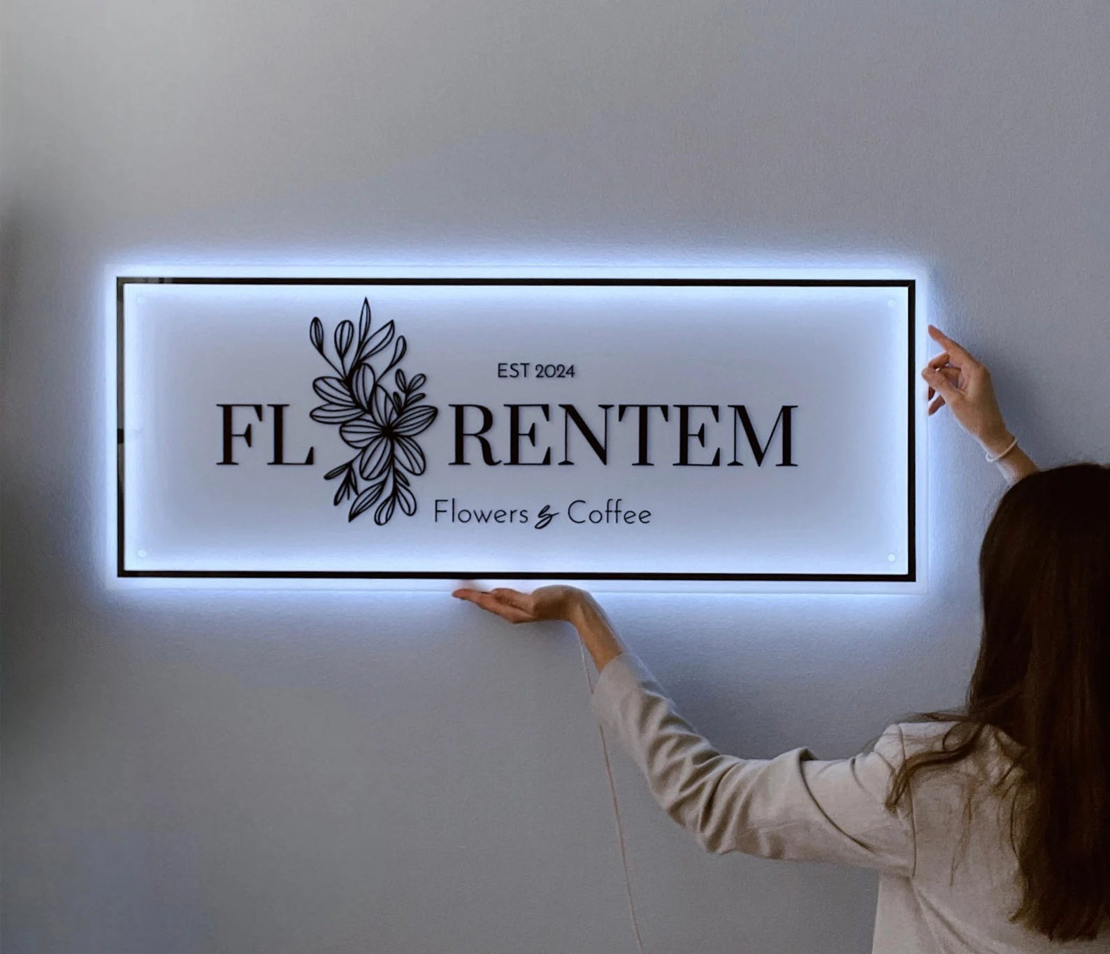 Custom Business Logo LED Sign  - Lighting Decor Company recensie en prijs