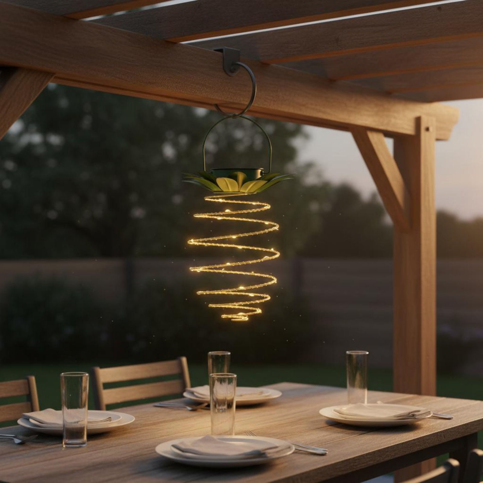 2 Pieces Solar Pineapple Lamp  - Lighting Decor Outdoor recensie en prijs