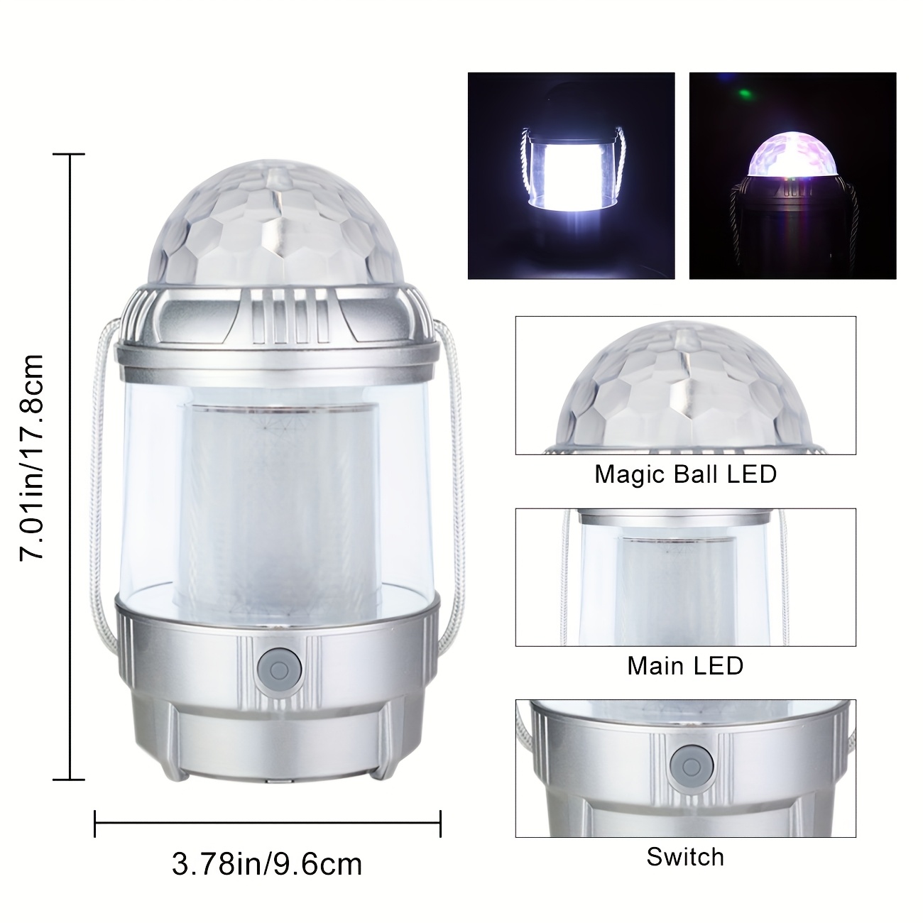 1-4PCS LEDCamping Lantern Rech - Lighting Decor Outdoor recensie en prijs