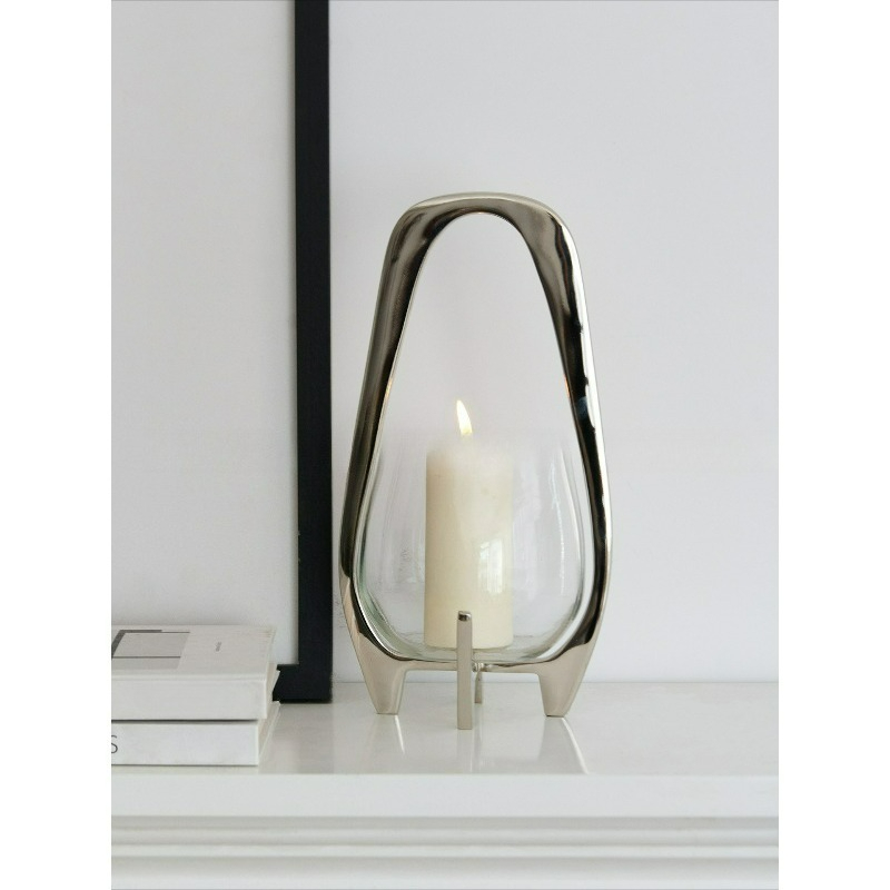 Luxury Silver Lantern Candlest - Lighting Decor Living Room recensie en prijs
