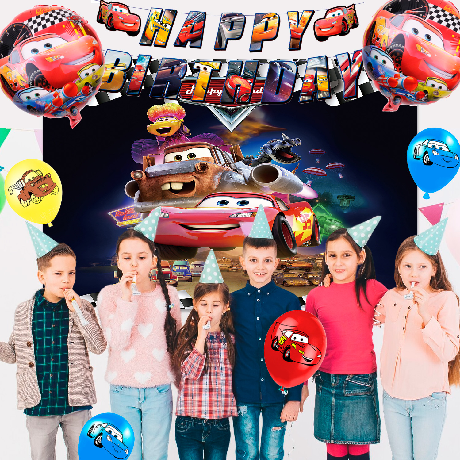 116 Pcs Cars Birthday Decorati - Lighting Mcqueen Birthday Decor recensie en prijs