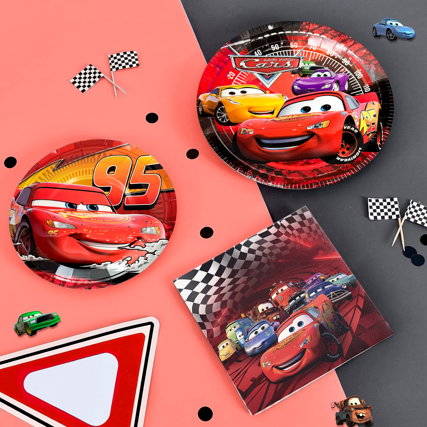 116 Pcs Cars Birthday Decorati - Lighting Mcqueen Birthday Decor recensie en prijs