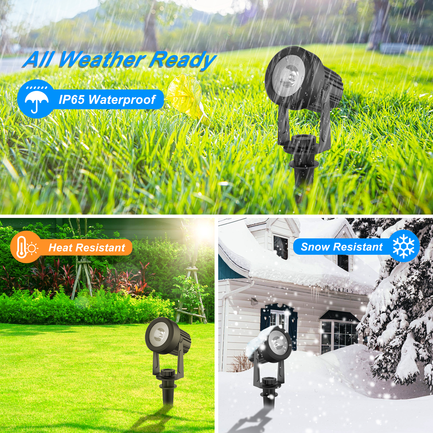 1/2/4/6 Lights RGB Solar Spotl - Lighting Decor Sunrise recensie en prijs
