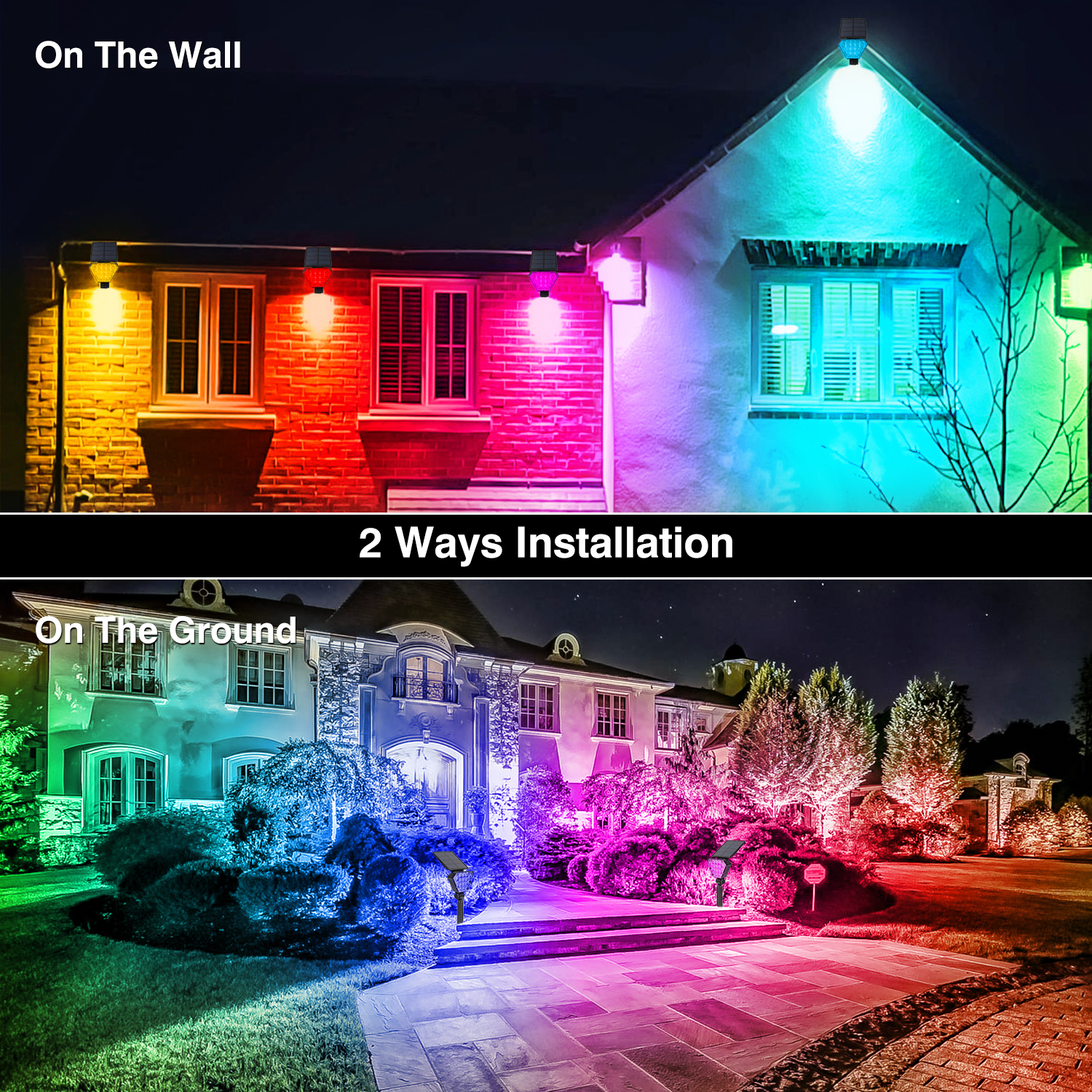TSUN 2PCS Solar Spotlight Sola - Lighting Decor Sunrise recensie en prijs