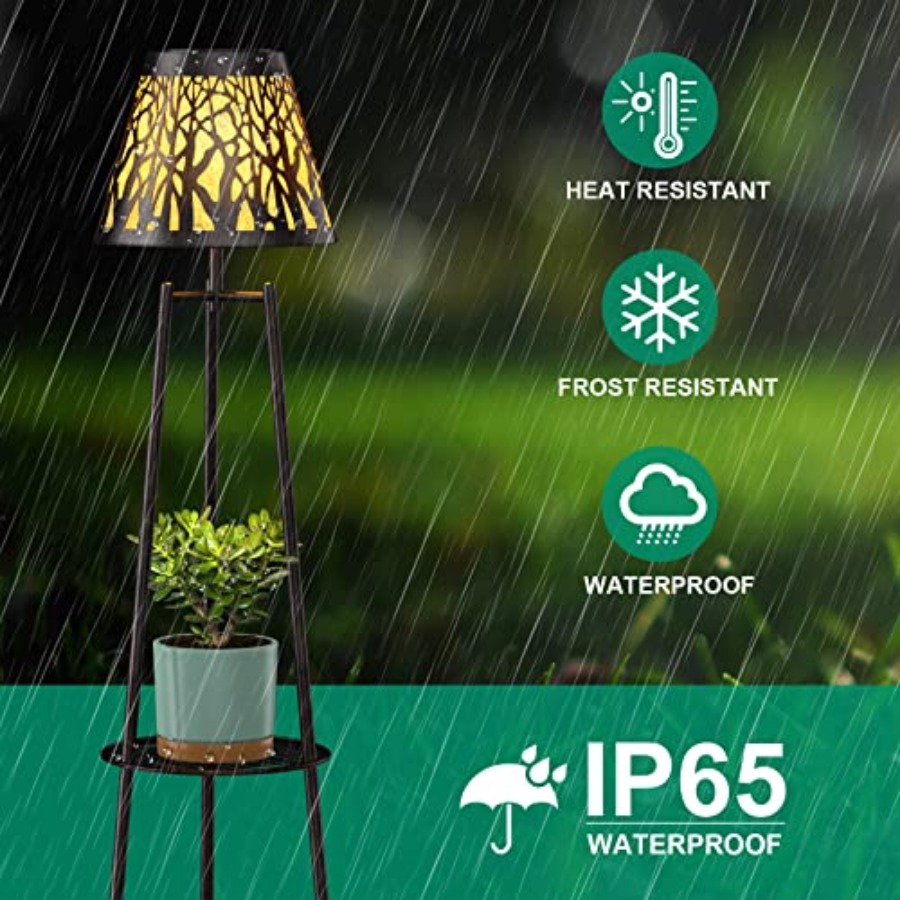 2 Pack Outdoor Solar Floor Lam - Lighting Decor Outdoor recensie en prijs