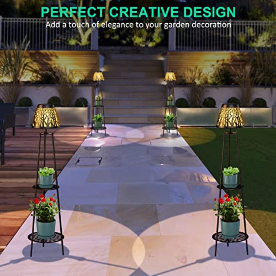 2 Pack Outdoor Solar Floor Lam - Lighting Decor Outdoor recensie en prijs