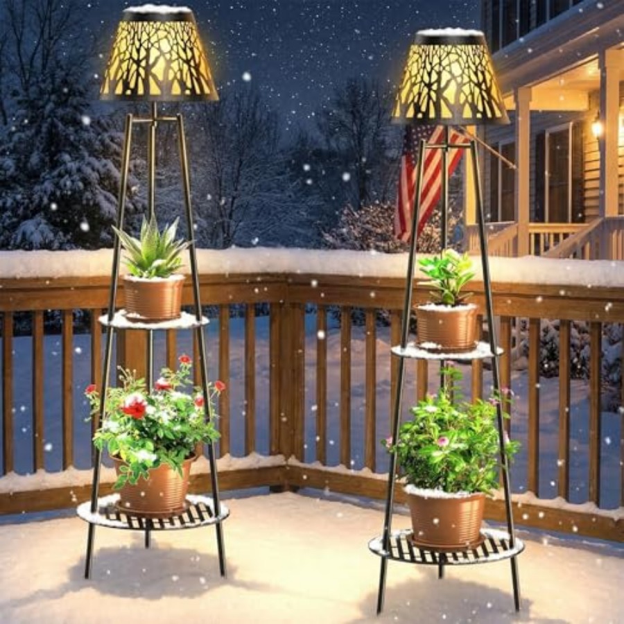 2 Pack Outdoor Solar Floor Lam - Lighting Decor Outdoor recensie en prijs