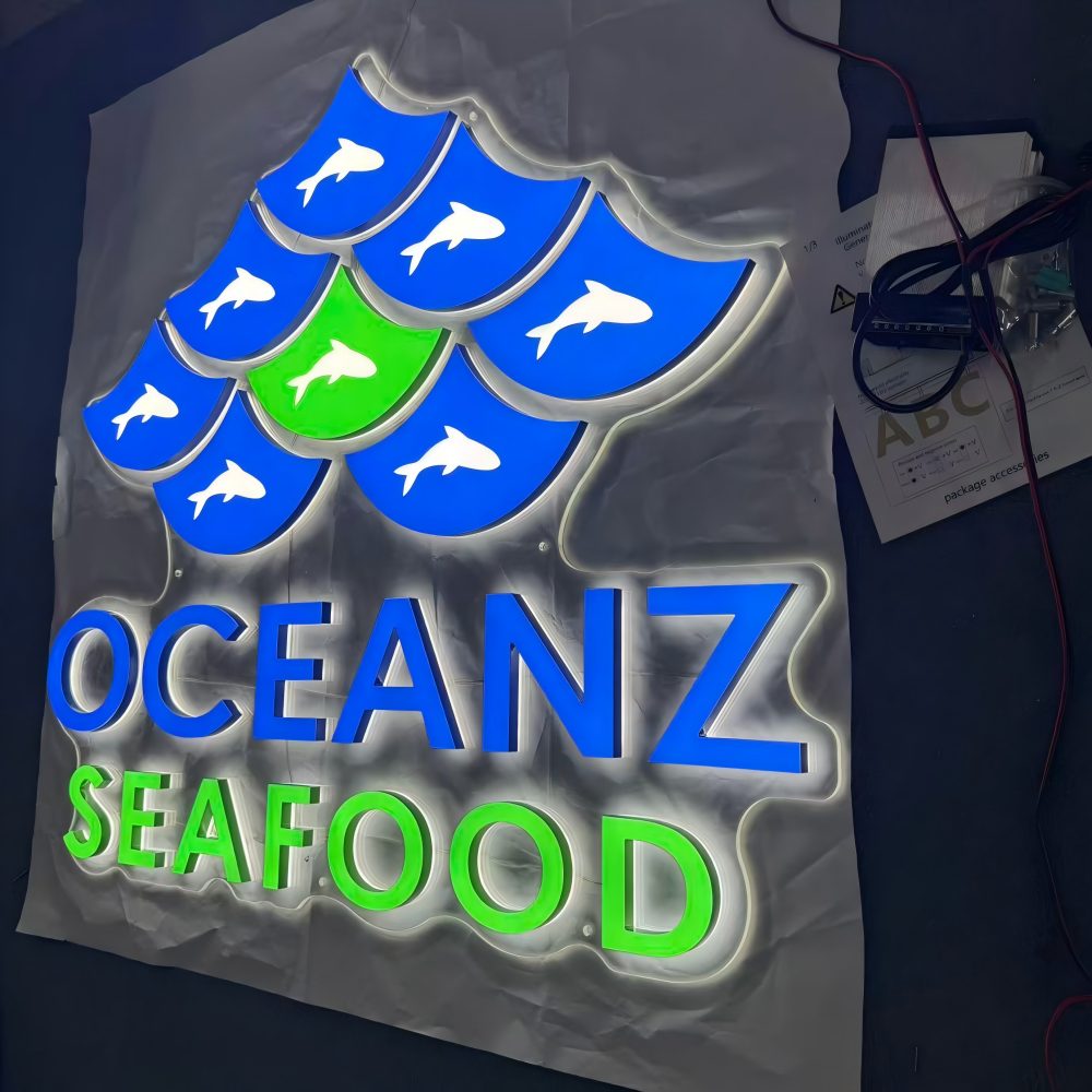 Customized 3D LED-Lighted Chan - Lighting Decor Company recensie en prijs