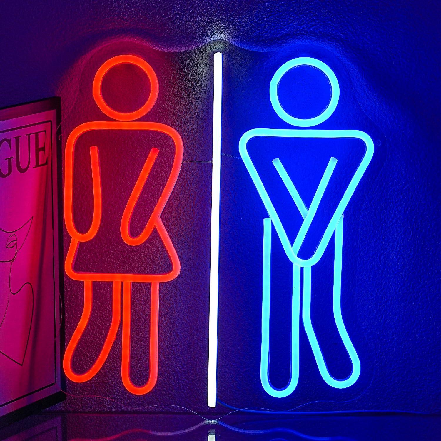 Restroom Neon Signs Toilets US - Office Lighting Decor recensie en prijs