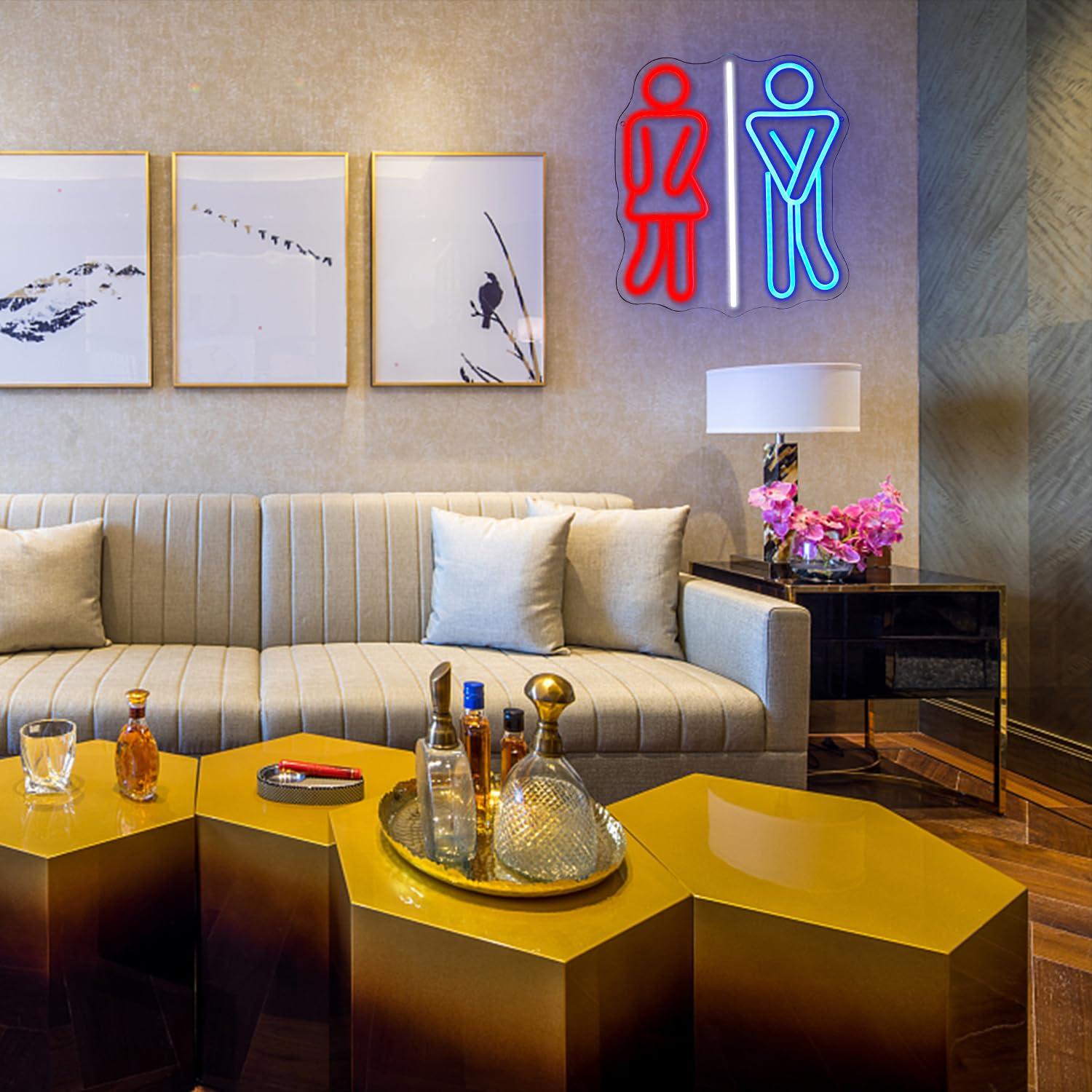 Restroom Neon Signs Toilets US - Office Lighting Decor recensie en prijs