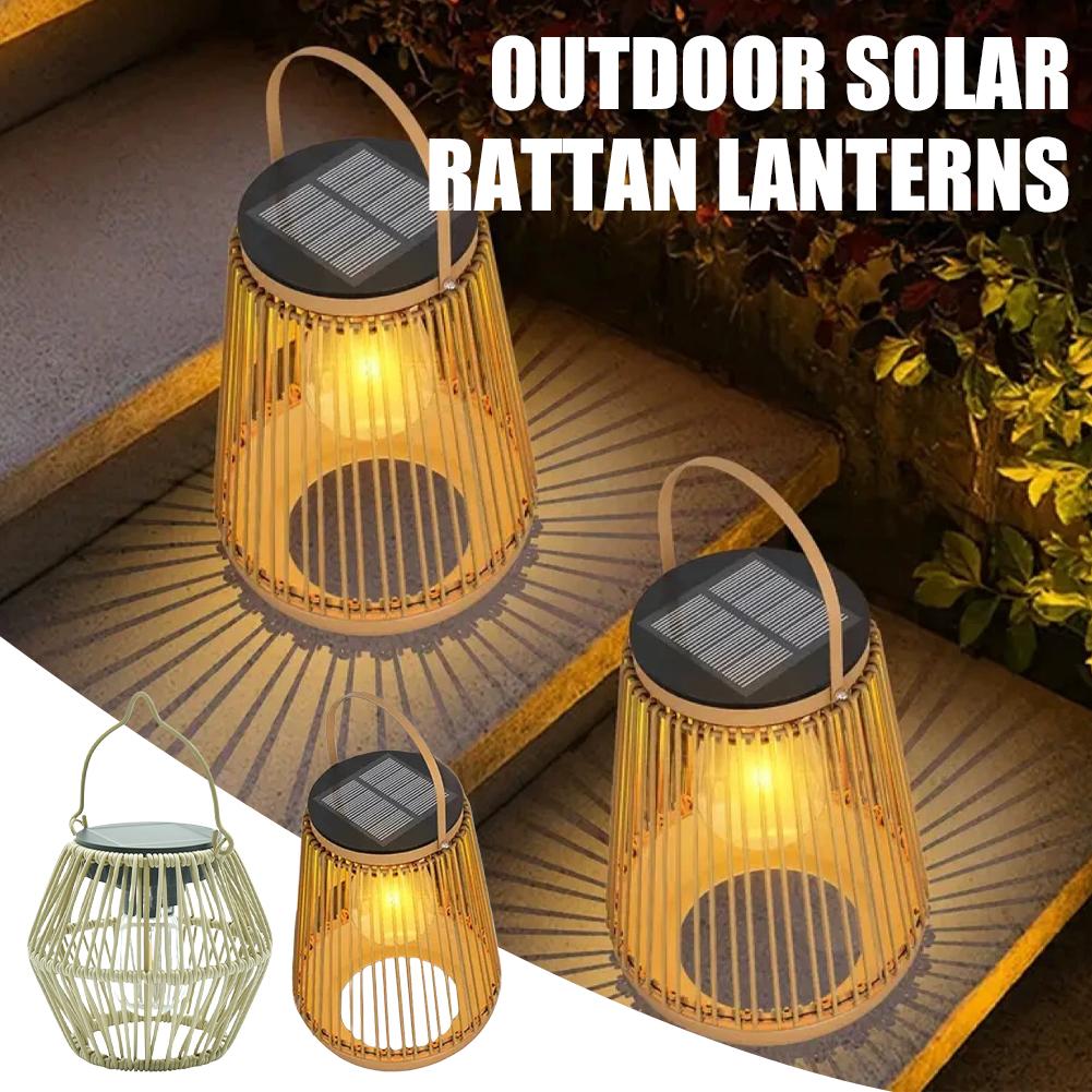 IP65 Waterproof Solar Rattan L - Lighting Decor Outdoor recensie en prijs