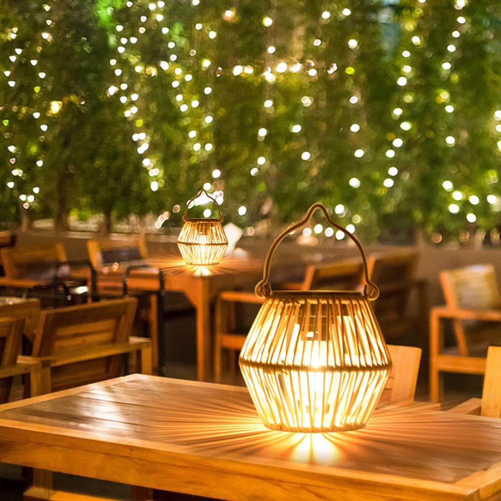 IP65 Waterproof Solar Rattan L - Lighting Decor Outdoor recensie en prijs