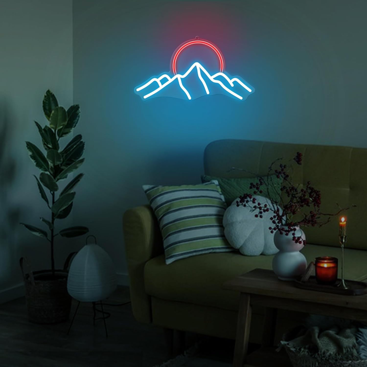 Ice Mountain Neon Sign Sunrise - Lighting Decor Sunrise recensie en prijs