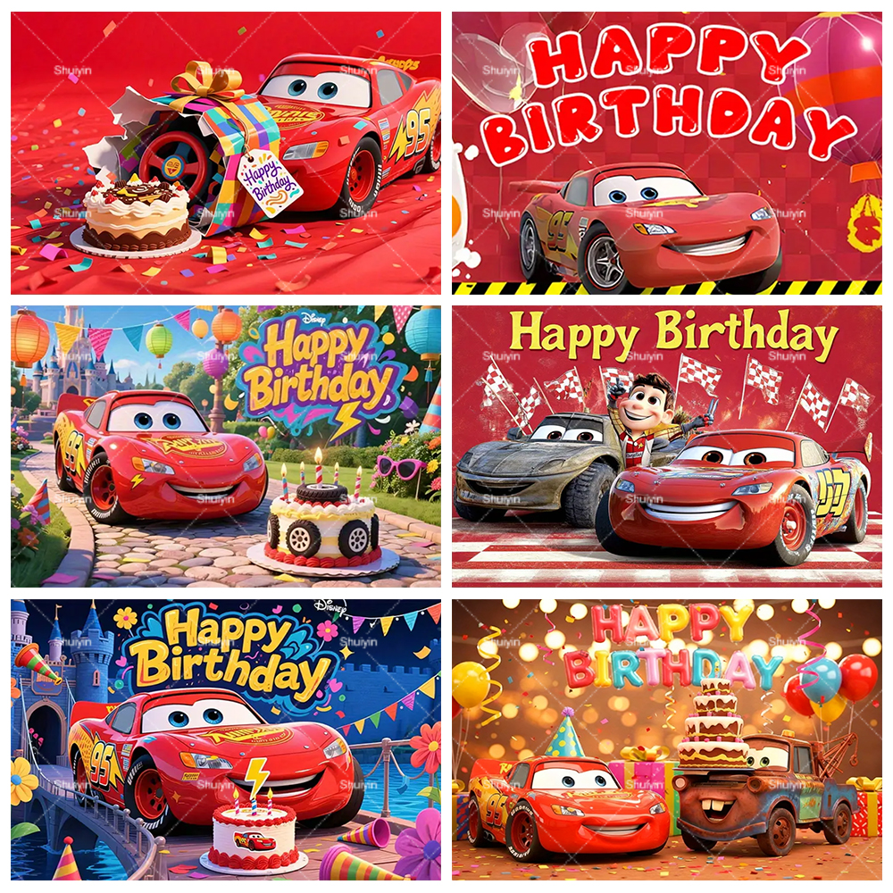 Cartoon Cars Lightning Mcqueen - Lighting Mcqueen Birthday Decor recensie en prijs