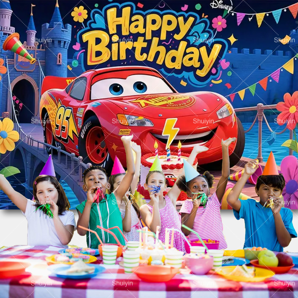 Cartoon Cars Lightning Mcqueen - Lighting Mcqueen Birthday Decor recensie en prijs