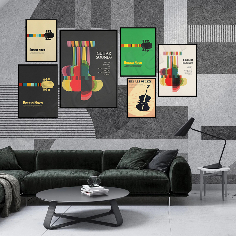 Bossa Nova Poster, Jazz Print, - Nova Decor & Lighting Juletrelys recensie en prijs