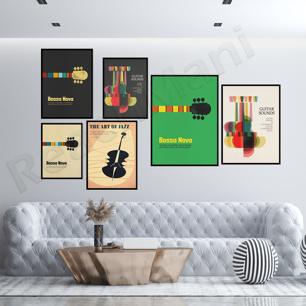 Bossa Nova Poster, Jazz Print, - Nova Decor & Lighting Juletrelys recensie en prijs