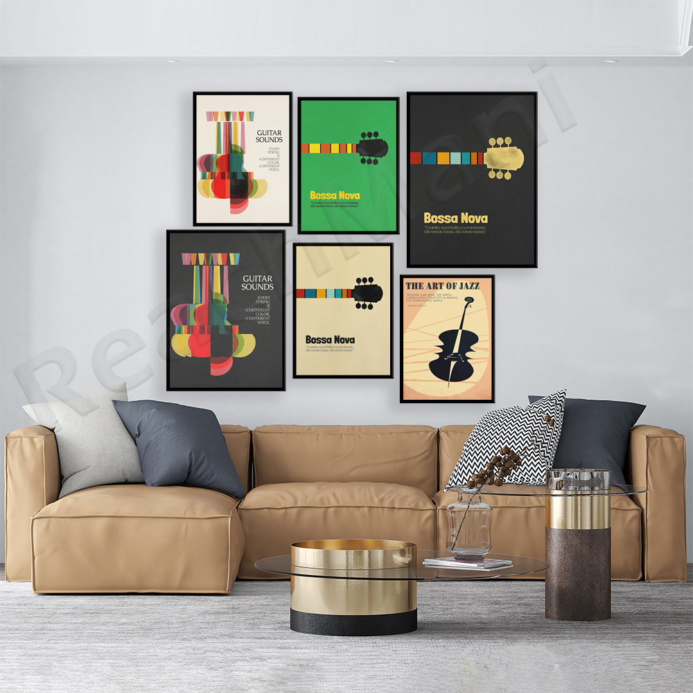 Bossa Nova Poster, Jazz Print, - Nova Decor & Lighting Juletrelys recensie en prijs