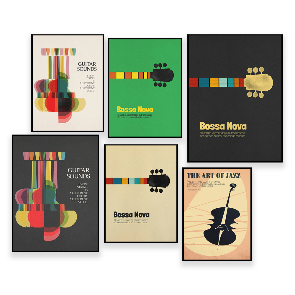 Bossa Nova Poster, Jazz Print, - Nova Decor & Lighting Juletrelys recensie en prijs