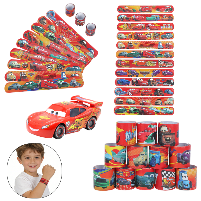 @NEW12/36pcs Cars Slap Bracele - Lighting Mcqueen Birthday Decor recensie en prijs