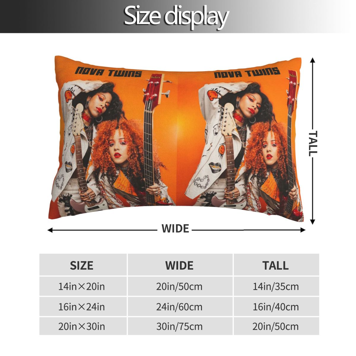 Nova Twins Rectangle Pillowcas - Nova Decor & Lighting Juletrelys recensie en prijs