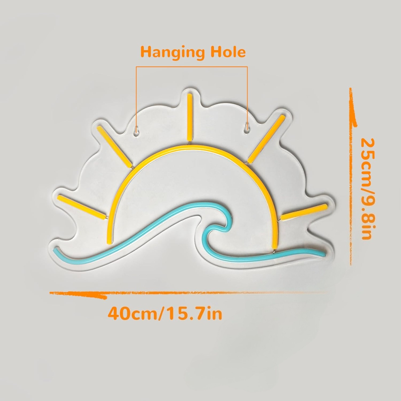 Sunset Sunrise Neon Sign Sun O - Lighting Decor Sunrise recensie en prijs