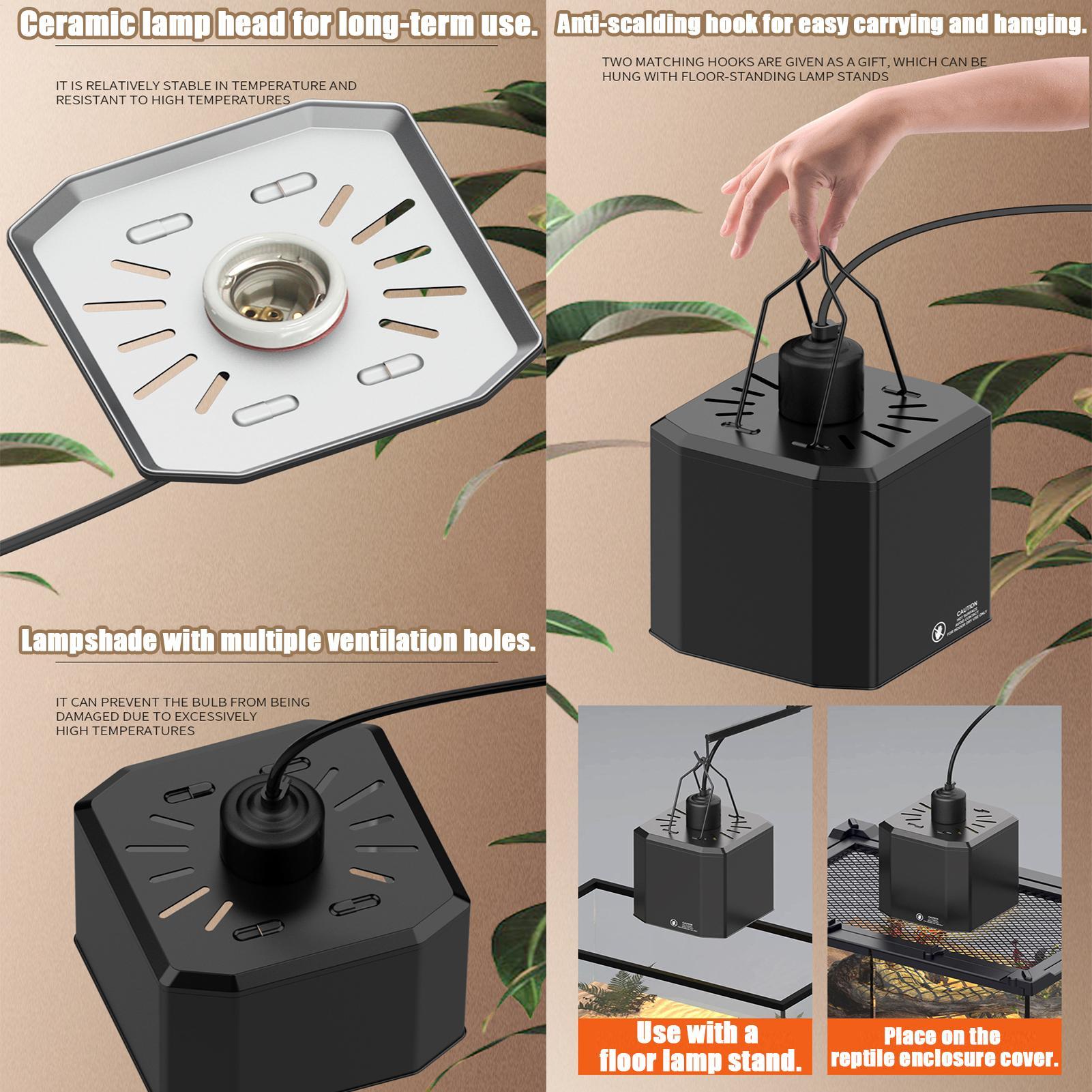 Heat Lamp Shade For Reptiles T - Gecko Lighting & Decor recensie en prijs