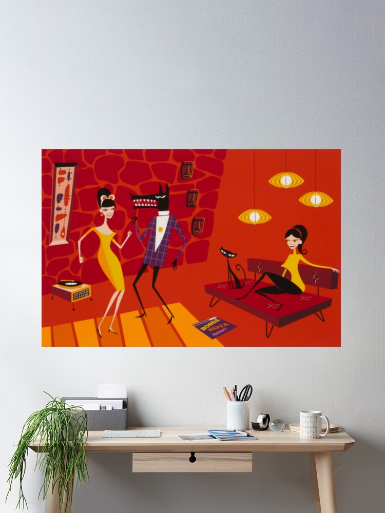 Josh Agle Bossa Nova Now Photo - Nova Decor & Lighting Juletrelys recensie en prijs