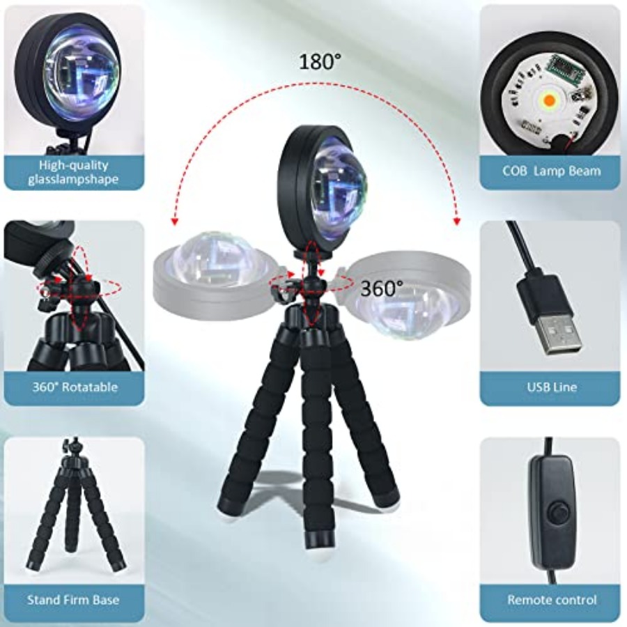 Lamp Projection Rotation LED R - Lighting Decor Living Room recensie en prijs