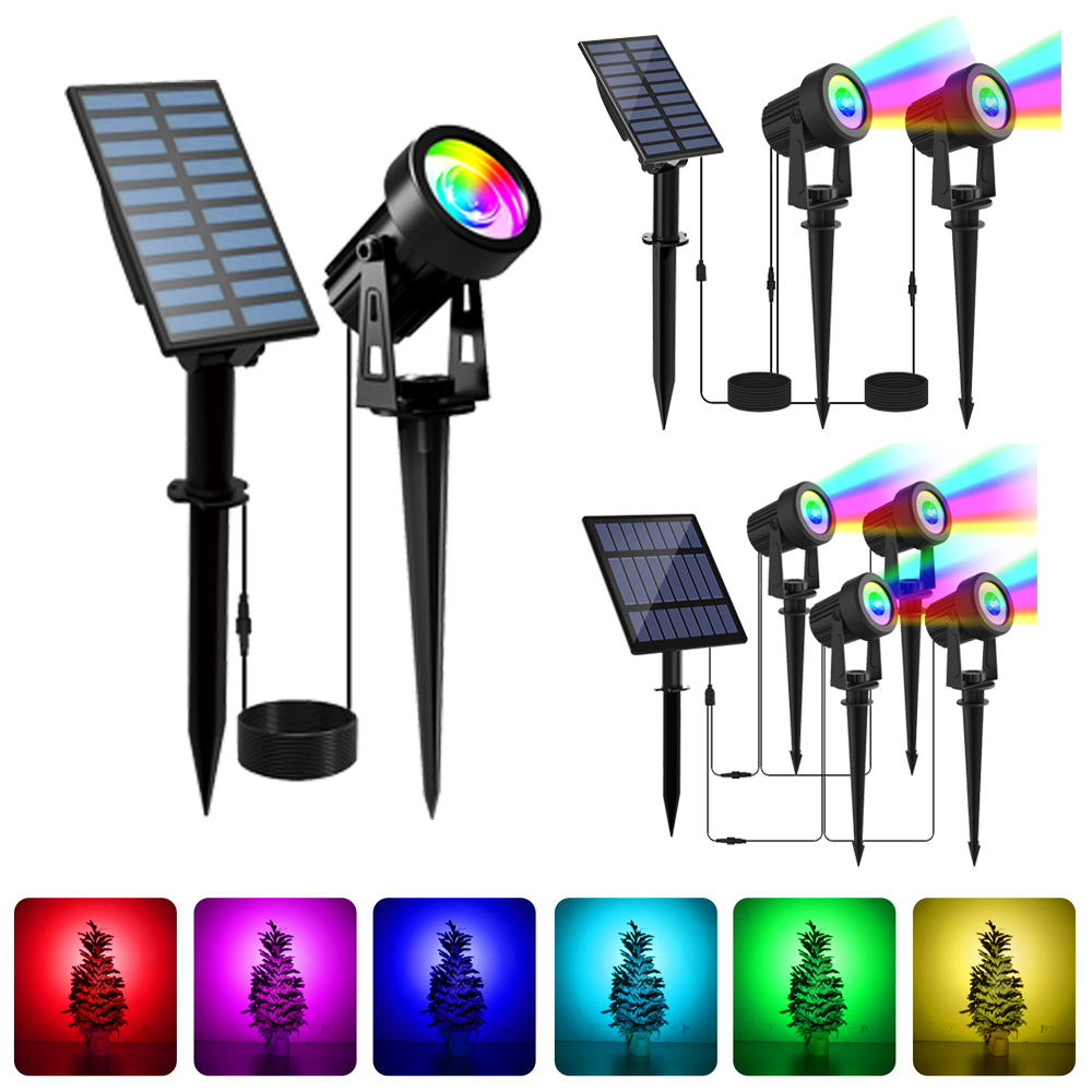 1/2/4 Lights RGB Solar LED Lig - Lighting Decor Sunrise recensie en prijs