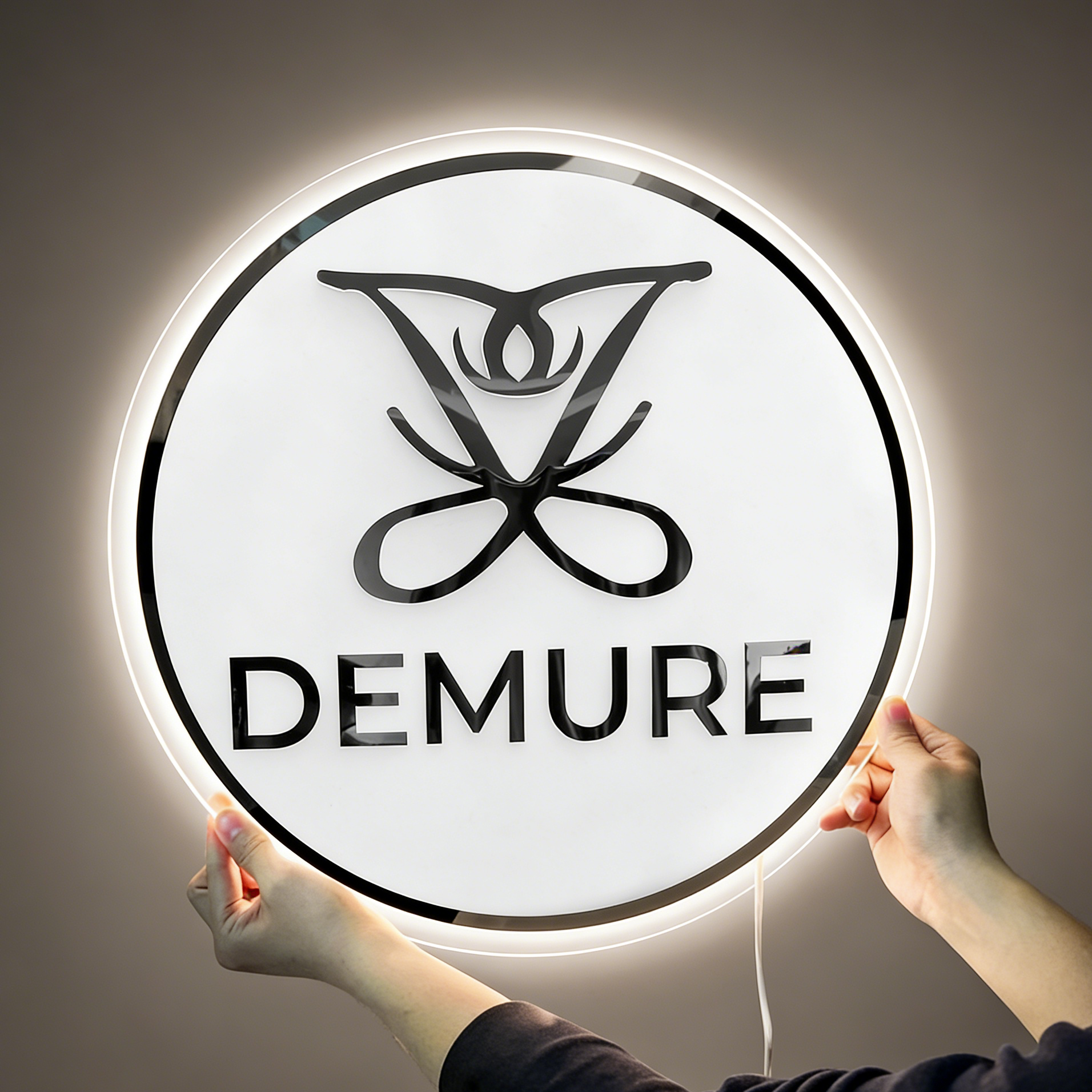 Custom Round Backlit Business  - Office Lighting Decor recensie en prijs