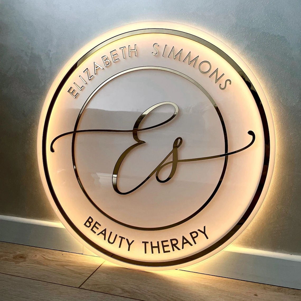 Custom Round Backlit Business  - Office Lighting Decor recensie en prijs