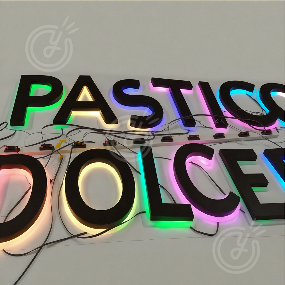Custom RGB Metal LED Sign Wall - Lighting Decor Company recensie en prijs