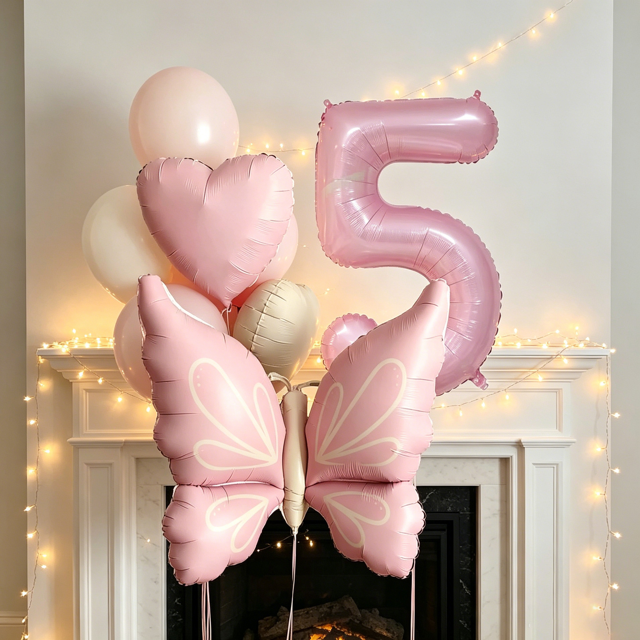 Matte Pink Butterfly Balloon S - Orange Lighting Decor recensie en prijs