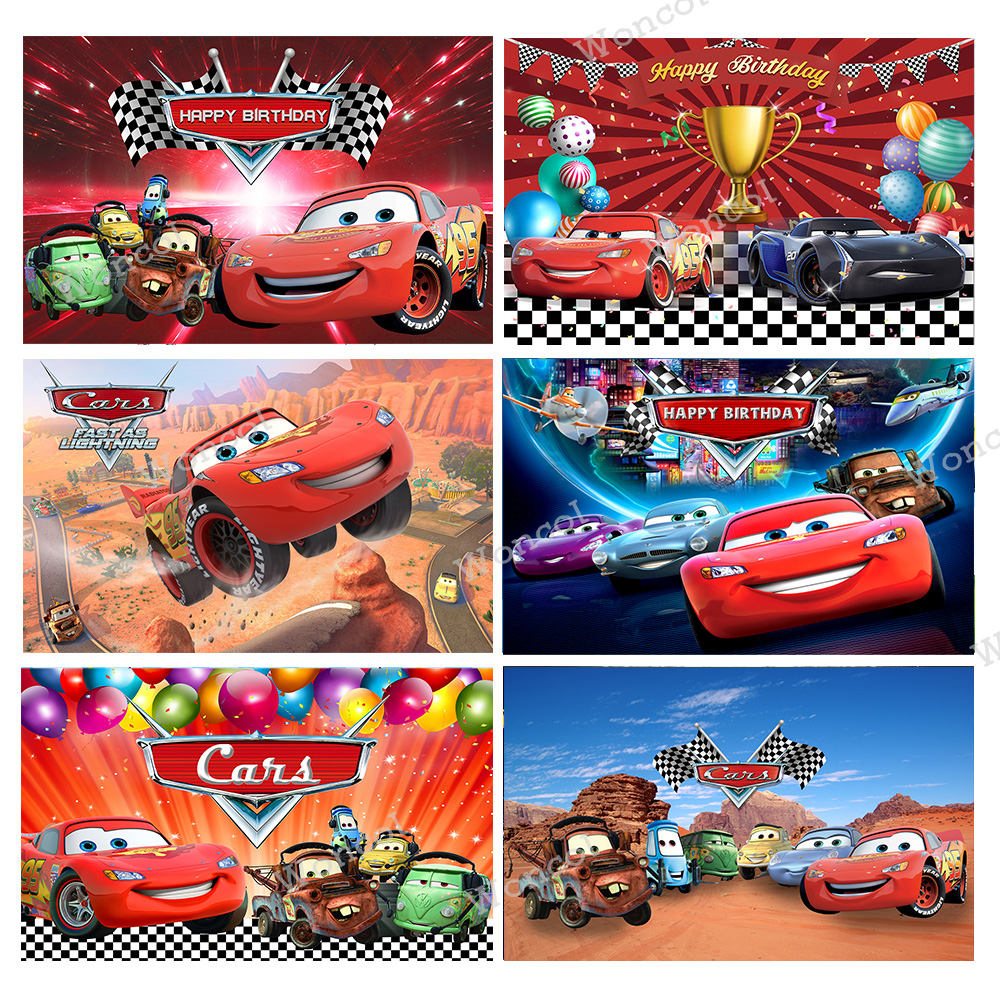 Lightning McQueen Backdrop Car - Lighting Mcqueen Birthday Decor recensie en prijs