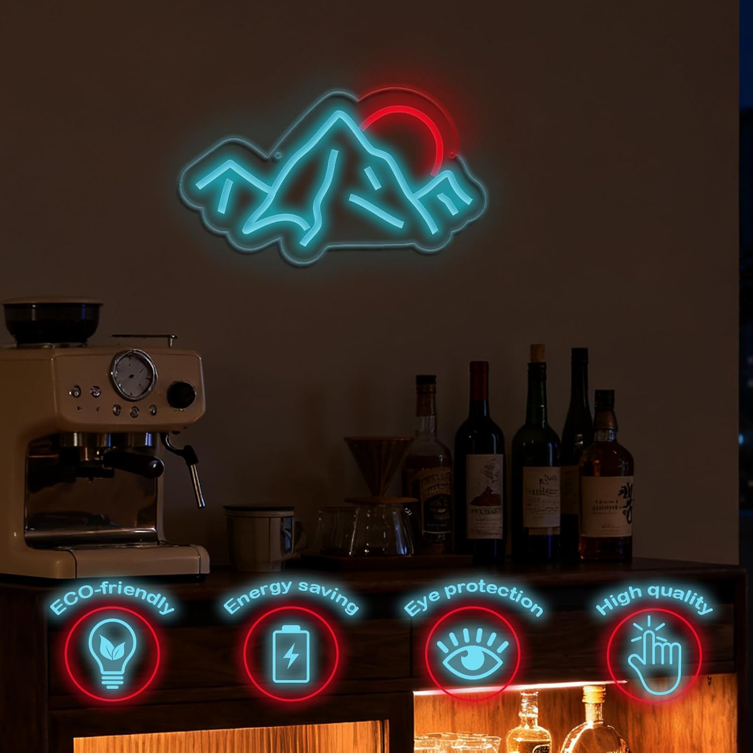 Sunrise Sunset Neon Sign Mount - Lighting Decor Sunrise recensie en prijs