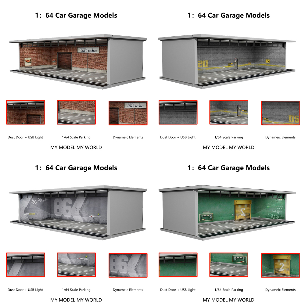 More Art 1/64 Car Garage Diora - Lighting Decor And More recensie en prijs