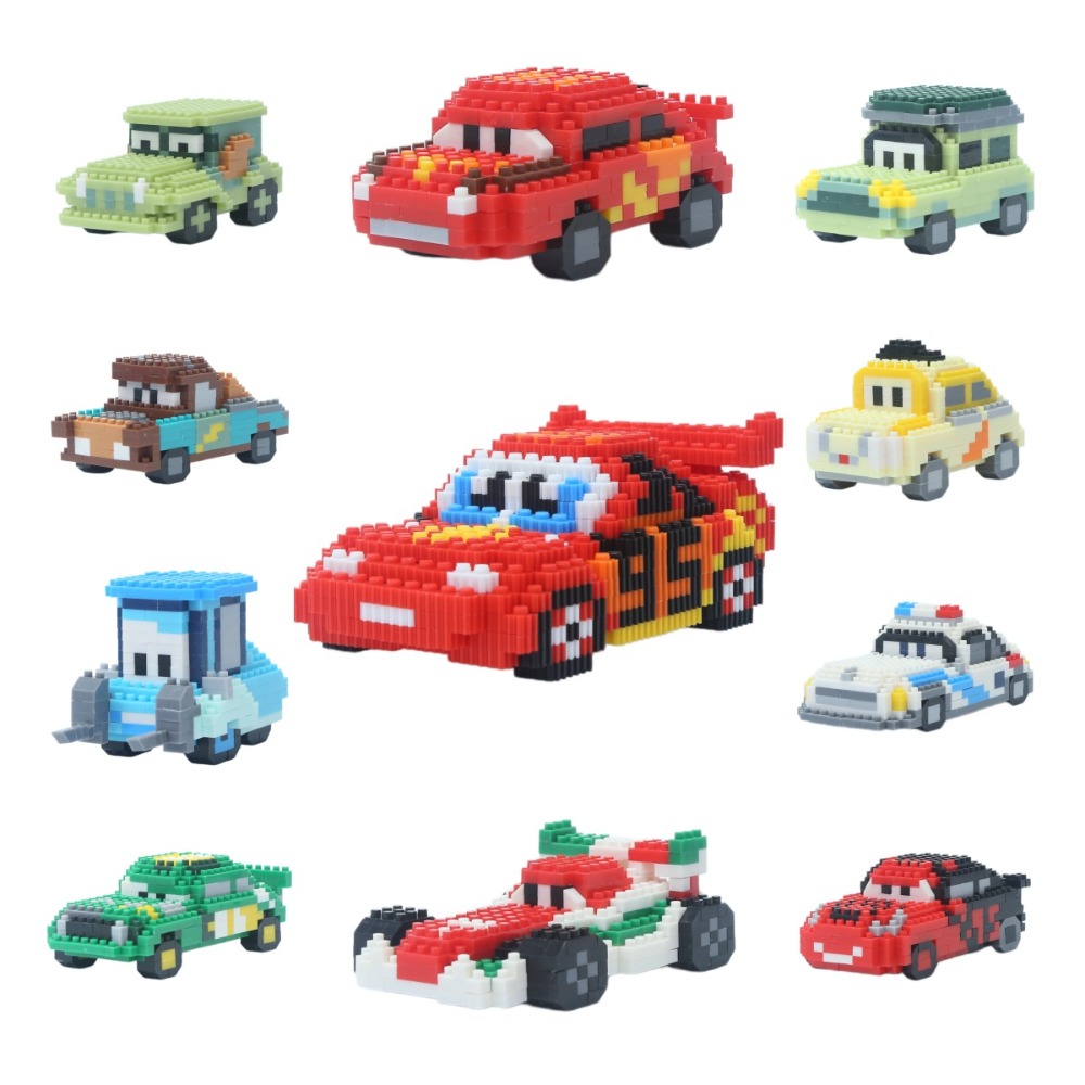 Disney Building Block DIY Puzz - Lighting Mcqueen Birthday Decor recensie en prijs