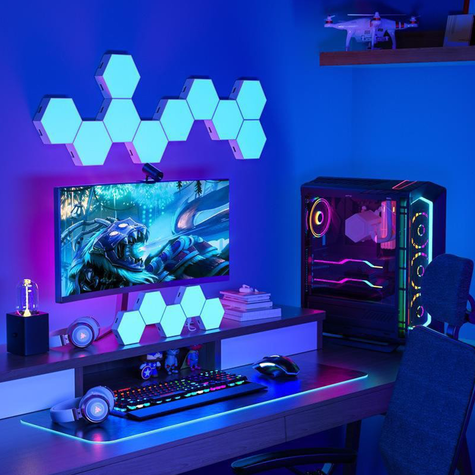 Remote control geometric hexag - Lighting Decor Living Room recensie en prijs
